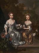Willem Wissing Portrait of Henrietta and Mary Hyde Sweden oil painting artist